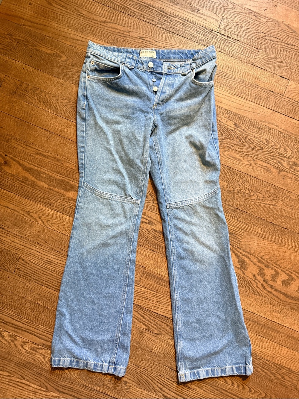 WE THE FREE By Free People Flora Low-Rise Bootcut Jeans Women 28